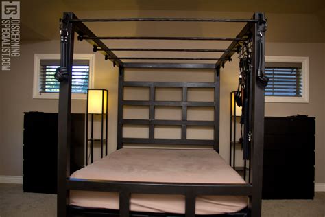 bdsm bondage bed|DELUXE BED FRAME – Master Rs Dungeon Equipment.